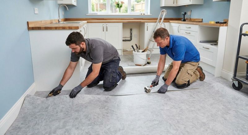 Sheet Linoleum Installation in Genoa, OH