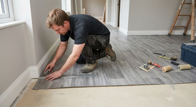 Sheet Vinyl Installation in Milan, OH