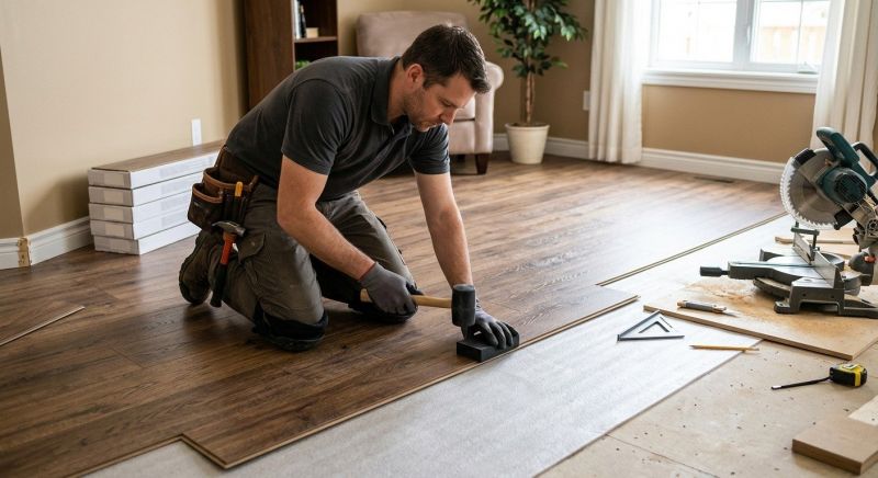 Laminate Floor Installation in Curtice, OH