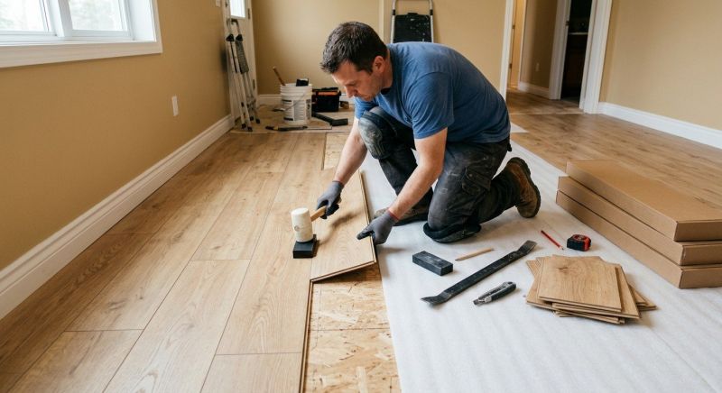 Laminate Floor Installation in Sandusky, OH