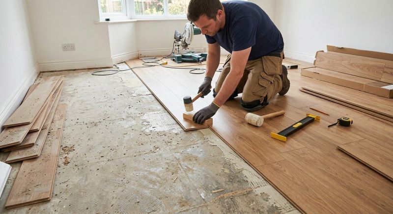 Laminate Floor Replacement in Bellevue, OH