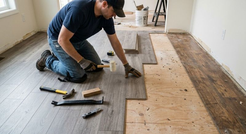 Laminate Floor Replacement in Gibsonburg, OH