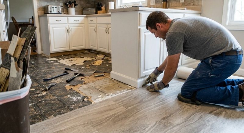 Linoleum Floor Installation in Lakeside Marblehead, OH