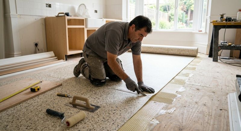 Linoleum Floor Installation in Sandusky, OH
