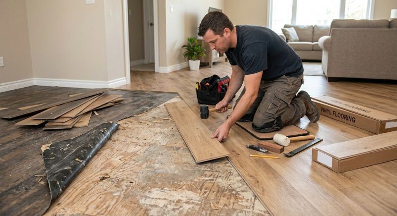 Linoleum Flooring Replacement in Port Clinton, OH