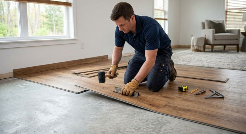 Luxury Vinyl Tile Installation in Bellevue, OH