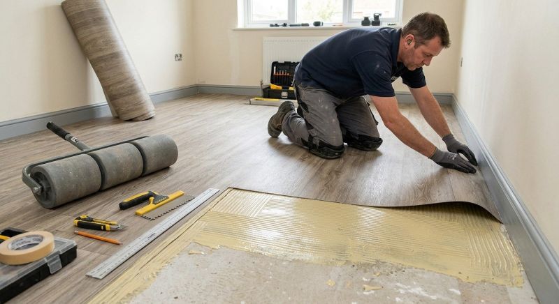 Sheet Flooring Installation in Clyde, OH
