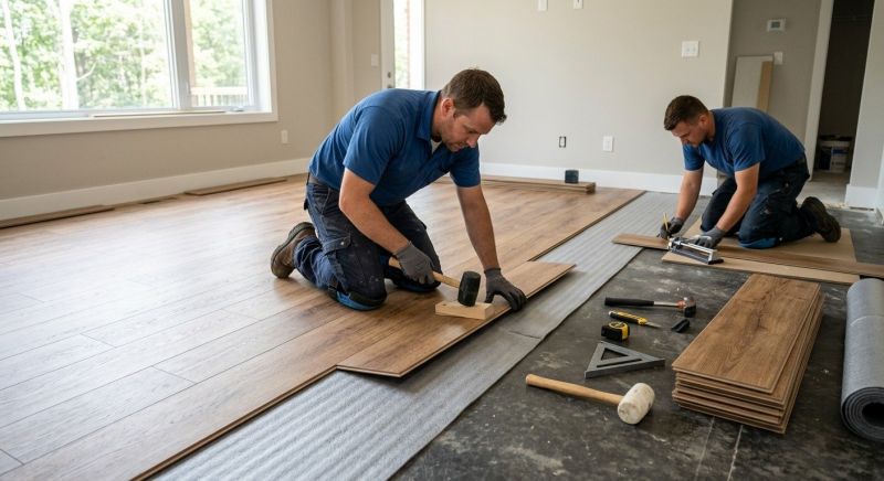 Vinyl Flooring Installation in Milan, OH
