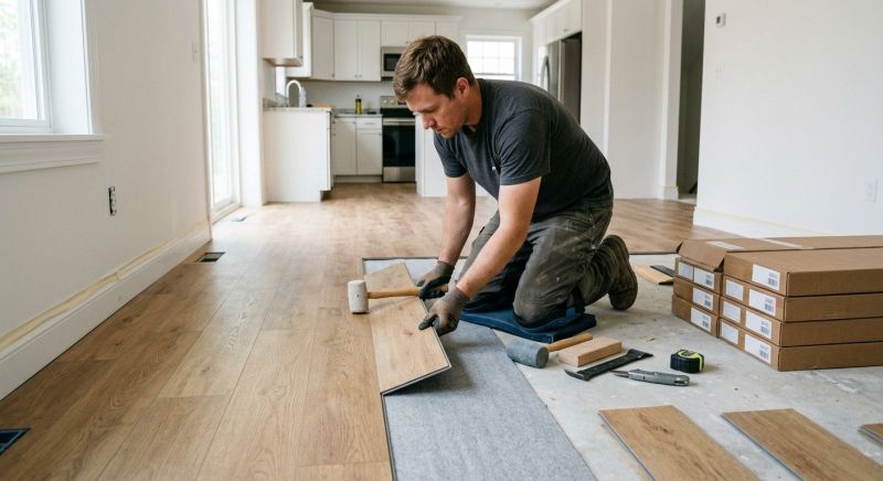Vinyl Plank Floor Installation in Port Clinton, OH