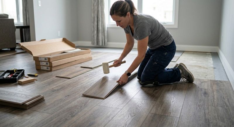 Vinyl Plank Floor Installation in Port Clinton, OH